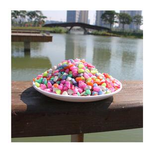 ‌6坪-9m石m红抛光砾｜透水地专用+园血林MNC造景装饰石