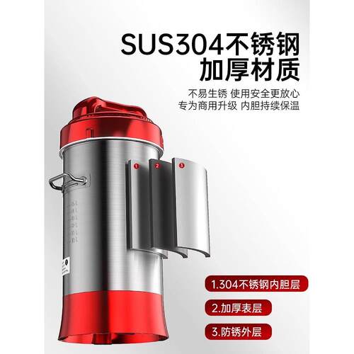 RYM云渣初晞自动商用豆浆机现加热磨大容量食堂早餐全店无免滤一