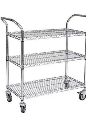 多带层镀15255铬手推车转可调节防静电周车轮线网架车间物货料工