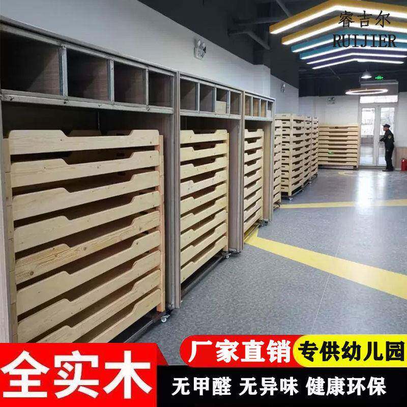 LN幼儿园专用实木床儿童叠叠床幼儿园午休床托管班午睡床宝宝小床