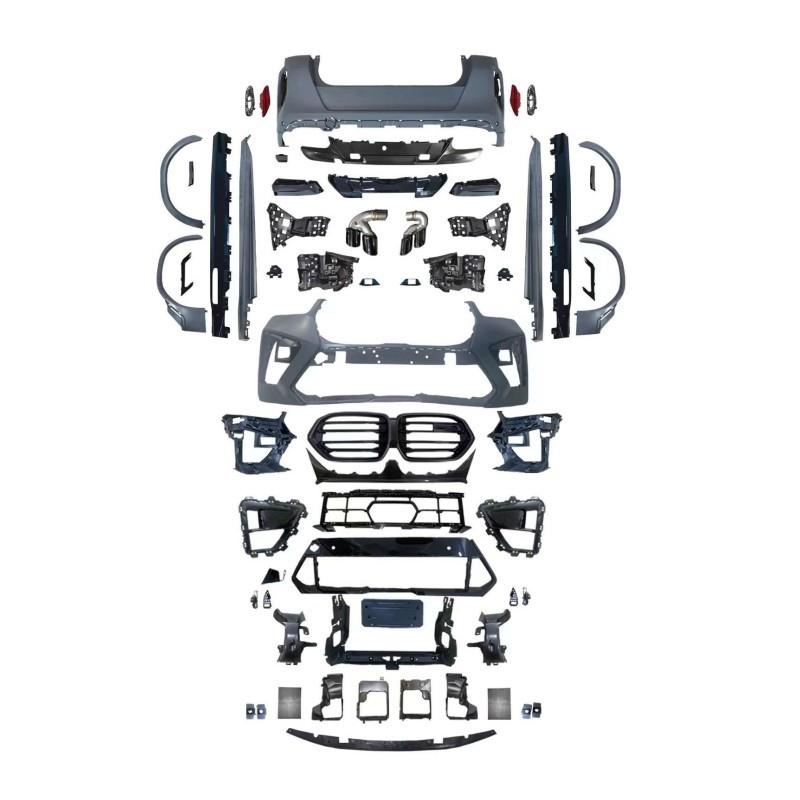 X6M包围车身套件保险杠适用于宝马X6新G06后期改装X6M排气管2023