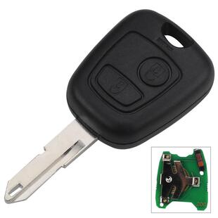 适用老款 标志雪铁龙直板遥控钥匙2键标志206胚ASK433频率NE73胚