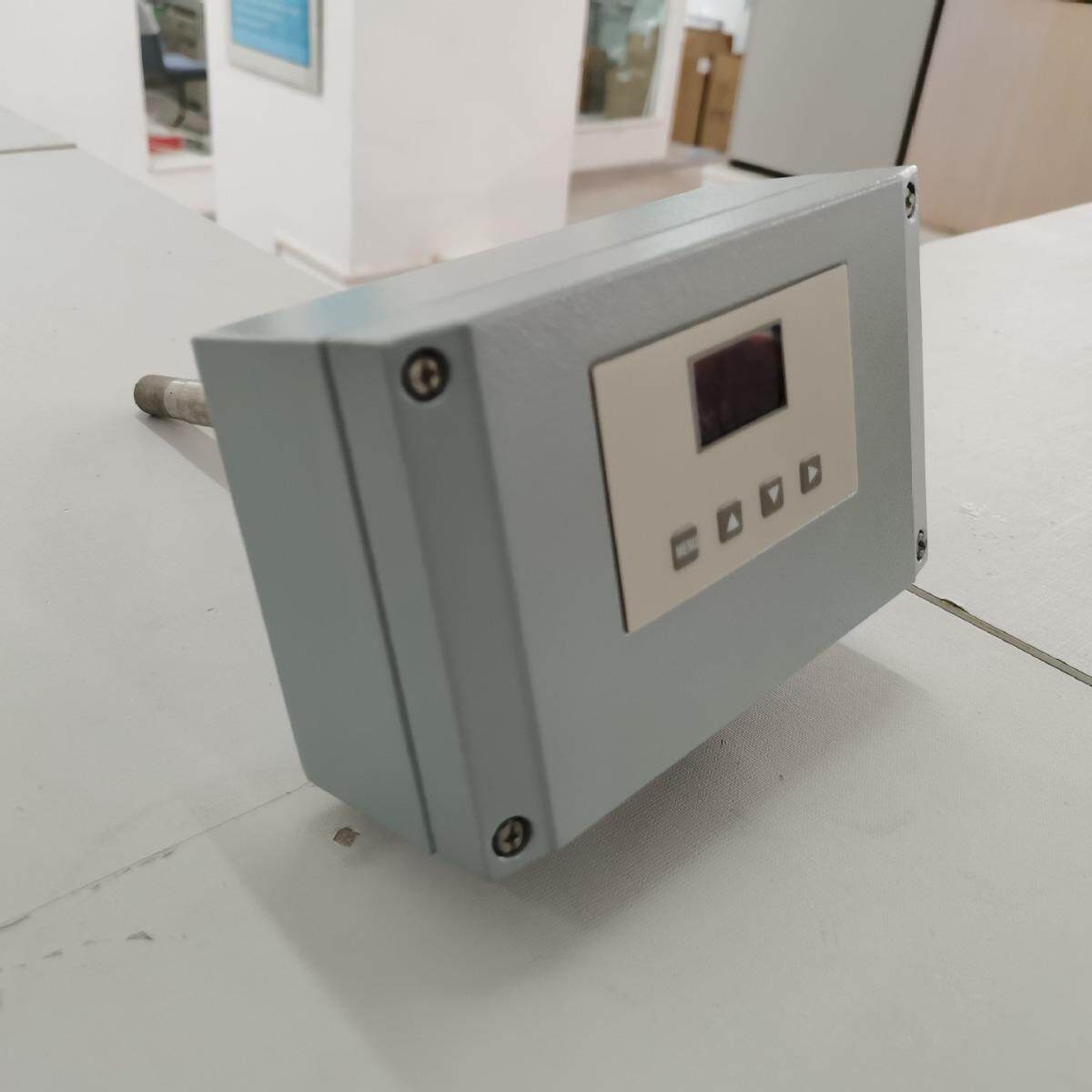 温湿度变送器DB441Y-GL一体式带显示活动螺纹法兰400mm裸杆
