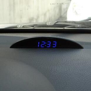 新款原车级车载电子钟表汽车电子时钟夜光车内温度器电压计
