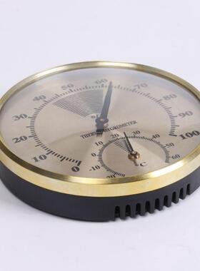 金属外圈温湿度表TH-400指针式温湿度计透明PC盖家用温度湿度计