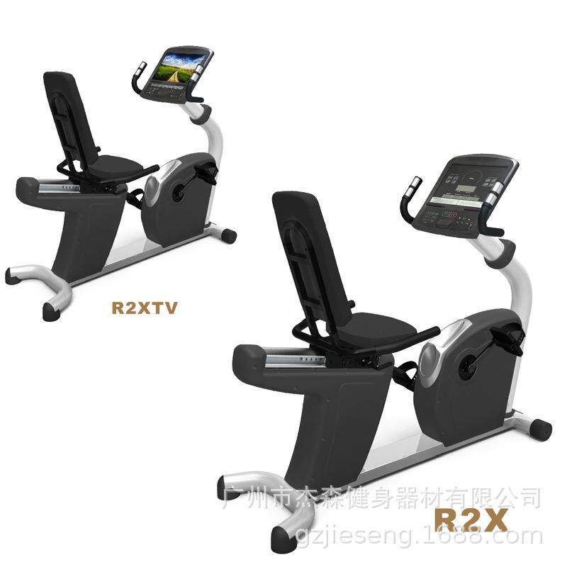 杰森R2商用卧式健身车配置健身房专业健身单车LED屏触摸屏