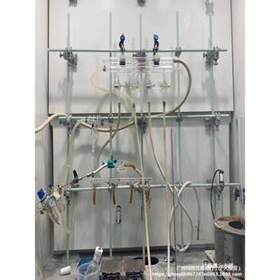 通风合成架子不锈钢柜网格架蒸馏PP连接杆CMC双架排管固定架冷凝