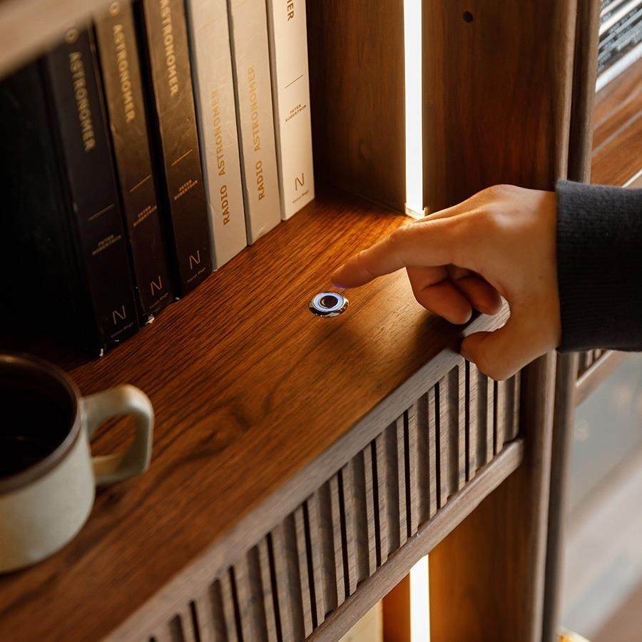 北去美黑胡墙桃木组合书柜实木书架落地卡座储物厅化一体AOV客整,包装,五金配件包装,淘宝优惠券,粉丝福利购,淘宝优惠卷