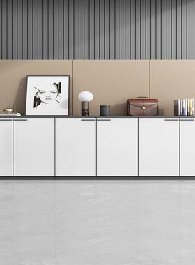 色文件柜矮柜木机质储物边桌柜打白印柜隔断资料ZXH-XQS柜收纳柜