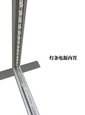 示布双面展高亮度80双面灯广卡铝告牌软膜发光便携式展会材灯箱招