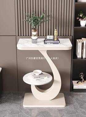 家用微石花架新款客厅阳台层落地岩晶板花意式轻77814奢落地架玄