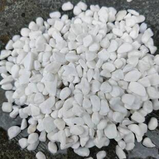 然白石子鹅卵白头汉白玉彩石园艺盆栽石头石多肉铺面20庭天院造石