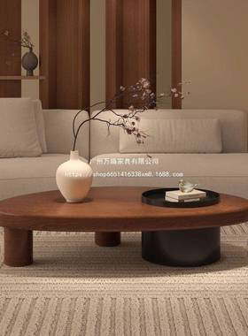 万60215古风实木腾茶桌茶几客厅简家约用202异形新款小户型创意原