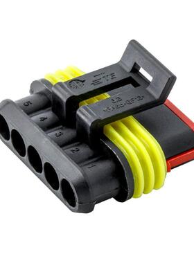 国产汽车连XAK器22089-1接282087-1接插件5P1防水护套胶壳