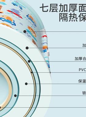 折叠儿澡泡布桶QLU免装大号加厚加深童浴桶沐浴桶全身儿安童浴盆