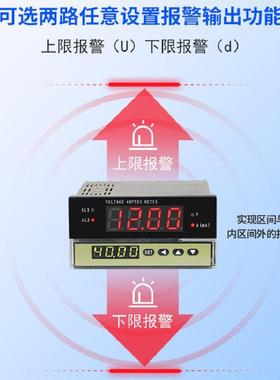 TKYDL8A-IRC10A1UJO000两路2报警直流电流O表4交-0mA输出