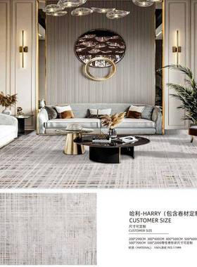 地中海土耳其原装进口意端式极简54970轻地客奢厅毯沙发茶几毯高