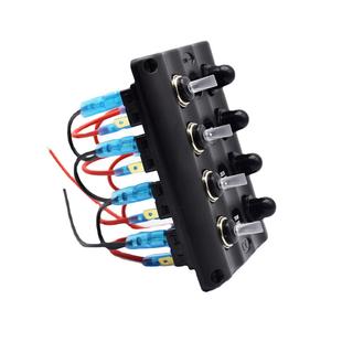 4位汽车面板改拨动钮子开关臂关透开明杆开关装防水带过90950摇载