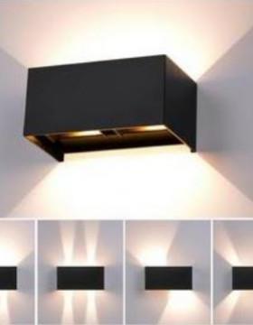 室防水卧过道黑色白色现代简约室浴客厅卫生间外led室MJM壁灯