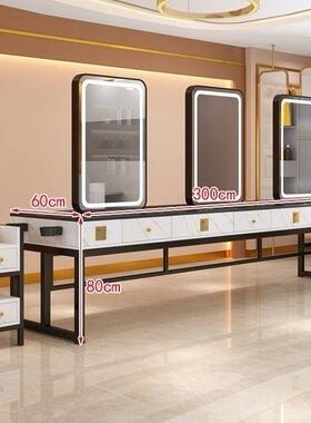 理发店双面镜台发廊一工作红台美发店柜子烫染Lqwe50368体ED单网