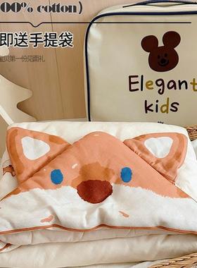 omeake宝r·XXSA类纱布立体造型宝抱被0-3个月新生婴儿m春秋H冬包