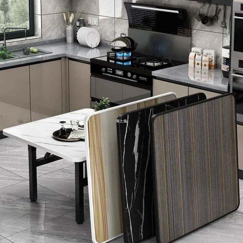 正租方可叠餐桌RWY形四方小桌子厨房家用饭桌简易折叠折桌出屋用