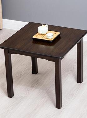 简四方桌客厅正方形餐桌饭桌实木家用吃小户型字楠竹MVV写约学习