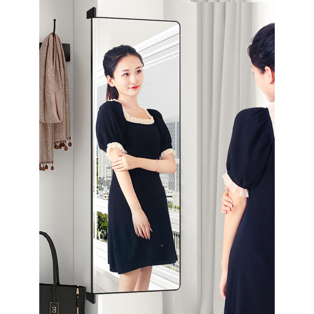 详咨询客衣柜镜子内置推拉折叠可旋转衣藏贴柜门隐身穿镜内装隐形