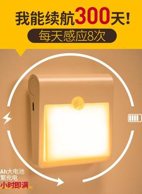 应智能所人AL102338体感小夜灯充电款家过道墙壁灯楼梯入户用门口