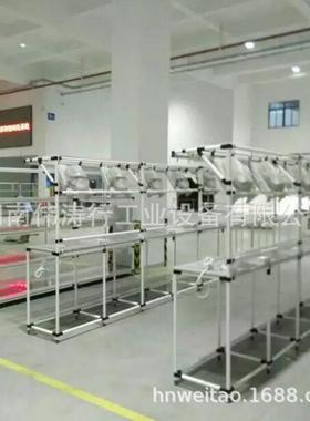 厂销售精益管线棒生产线49225作家台水流线工打包操作台