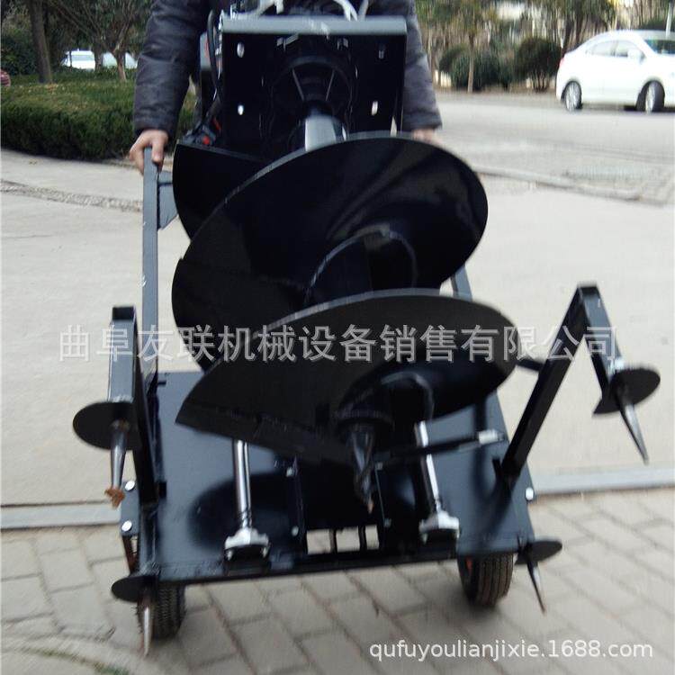 挖坑螺林旋钻机价树格绿化造挖坑机单树人手提式植挖坑MWU机58