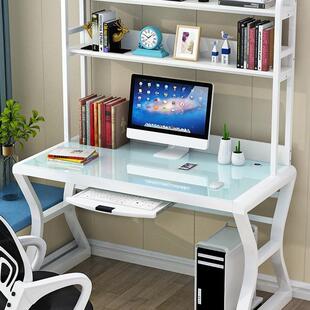 简电脑台易F5M6M6TM式桌写字桌家用卧桌室书桌书架学组合一体简约