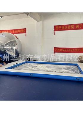 厂浮家直销海上充30646气台游艇池游艇滑带网兜梯水上浮台躺椅带