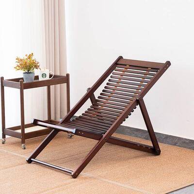 人躺闲椅摇懒椅椅午休加厚家用阳台休凉椅折叠75397午睡老人靠背