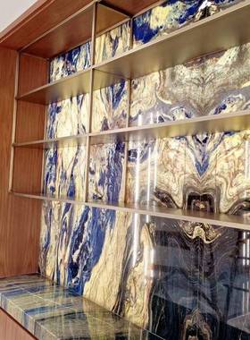 厂家直吊酒店餐铜厅拉丝玫瑰金岛台58060柜售楼供部拉丝古大型圆