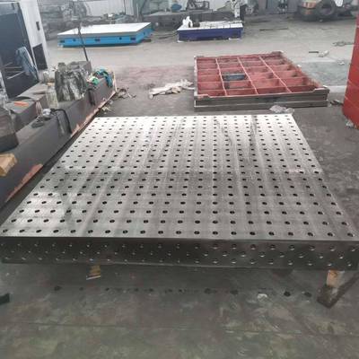 三维柔工性焊接平板多工孔定位夹紧装铸铁作台三80061维柔性工装