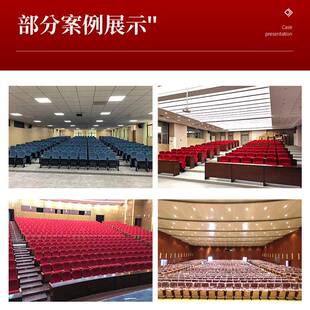 影院礼堂排室报告会议软厅靠垫座椅运椅动场看台联排礼堂椅3沙发