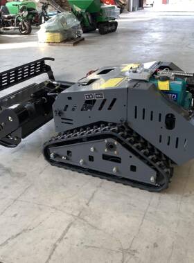 195带遥控履带多功能旋耕机果开园NFS履式耕地除草沟机遥控微耕机