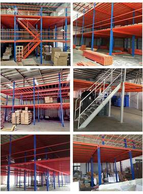 阁楼平台货646架可拆卸焊接仓免结层构厂房钢车间隔二层搭建