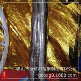 餐酒吧音饰乐厅659茶几撑柱别墅楼梯装用彩支色不锈钢花瓶柱720mm