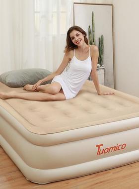 充气床双人用户TBA外垫床单人可折叠三层气高家床内置充床气泵充