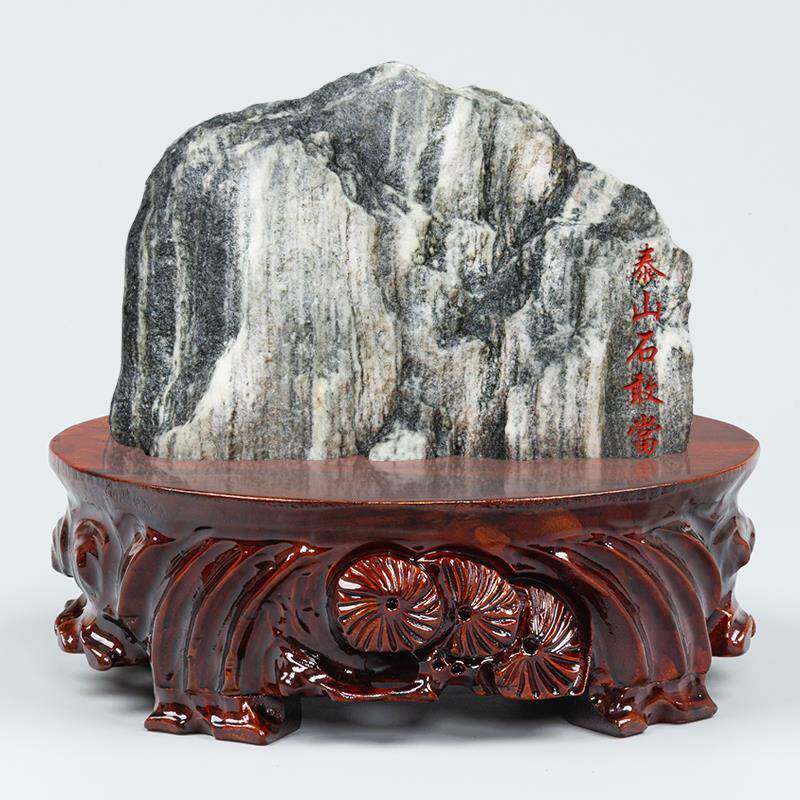 ?木实木加Fh($%p$p高根雕摆件泰石山底座花盆景鱼缸奇头石摆件托