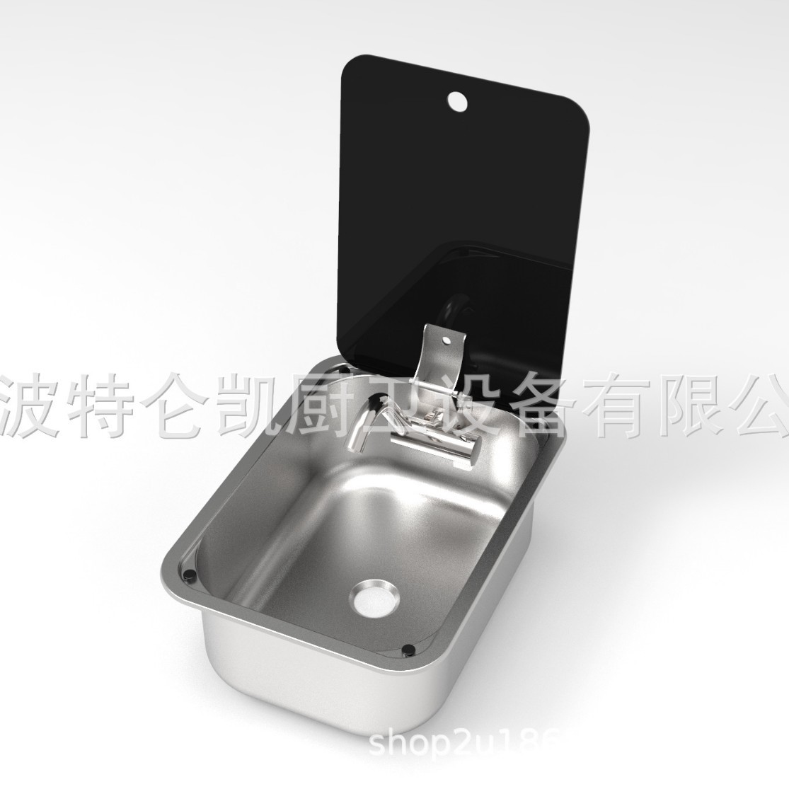 原厂带盖水槽 房车不锈钢水盆 房车游艇水槽厂家直供量大从优