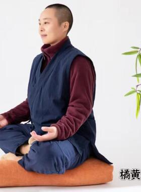 t型打JQQ坐垫双透盘打坐荞麦壳气丁字垫禅可卸禅修垫蒲团修专用拆