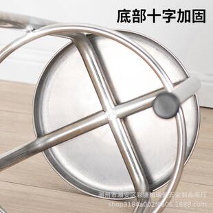 锈钢JTH圆凳矮凳不子食店堂饭餐椅加高酒吧高脚凳流4水线车间30凳