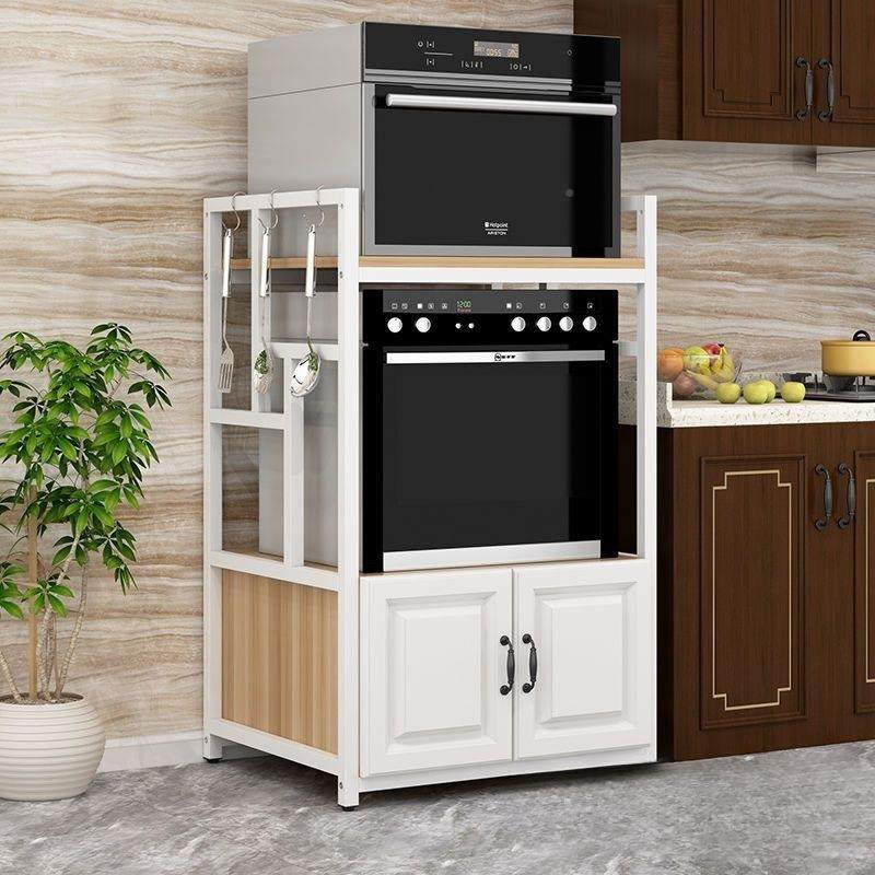 嵌入式洗ORT碗机架烤厨箱柜烤箱微房波炉一体蒸置物架电器收纳柜