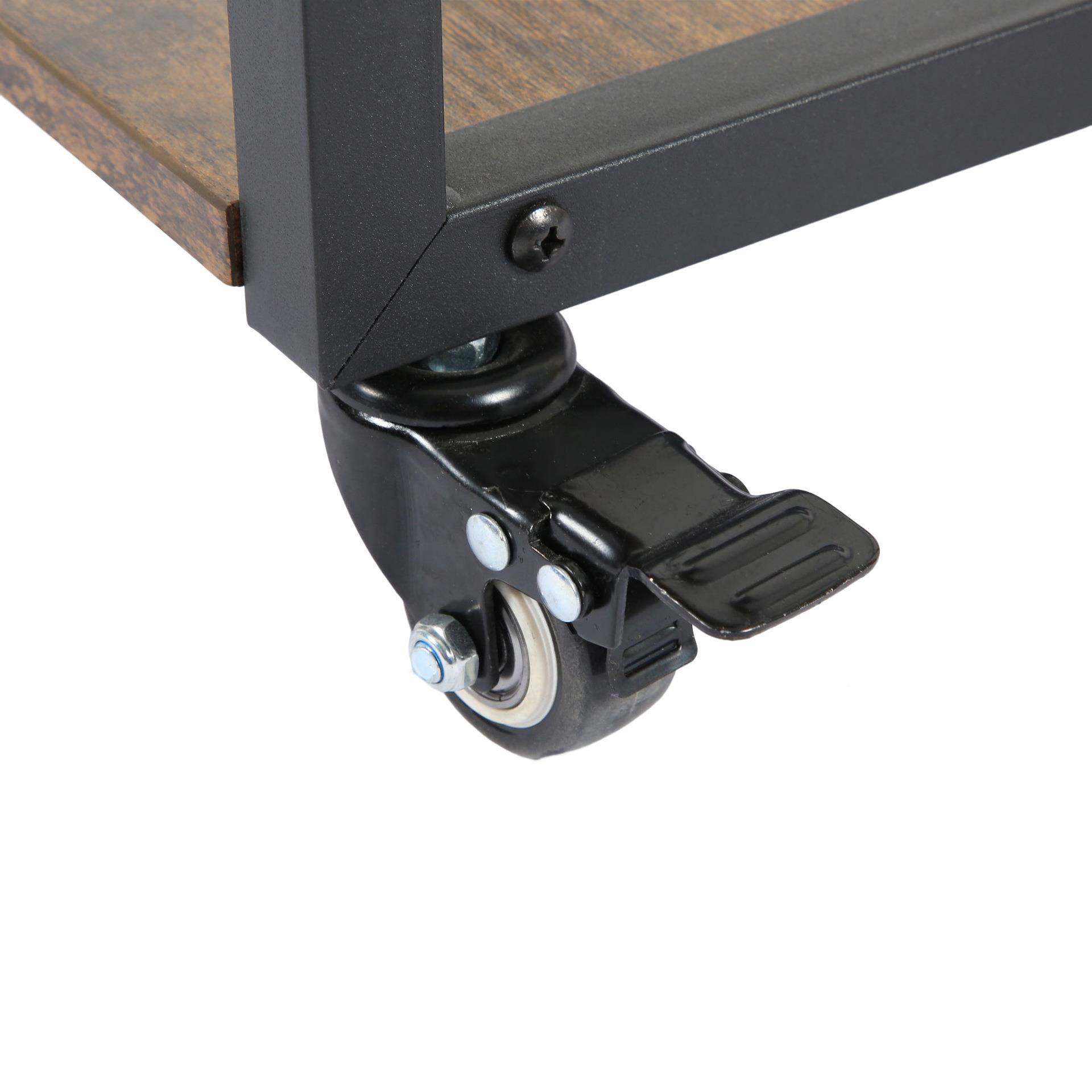 脑主机放打印机架架子多功能GN02双层电置物架用桌下机箱托架家收