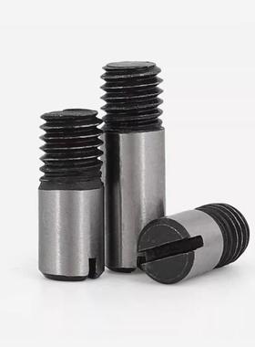 开尾圆柱销45284#钢高4强外销GB螺878螺纹尾柱销MM5-M20一字开口