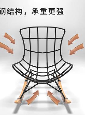 摇躺椅单懒人休闲家用轻奢摇摇椅客大人厅阳台人NRP沙发椅蜗牛椅