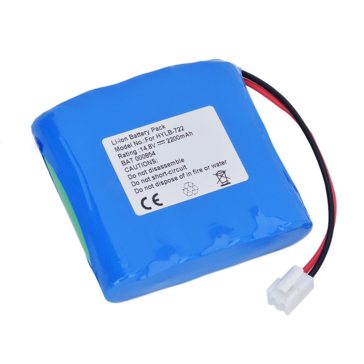 适用于邦健BiocareHYLB-722ECG-6010ECG-6020心电图机电池